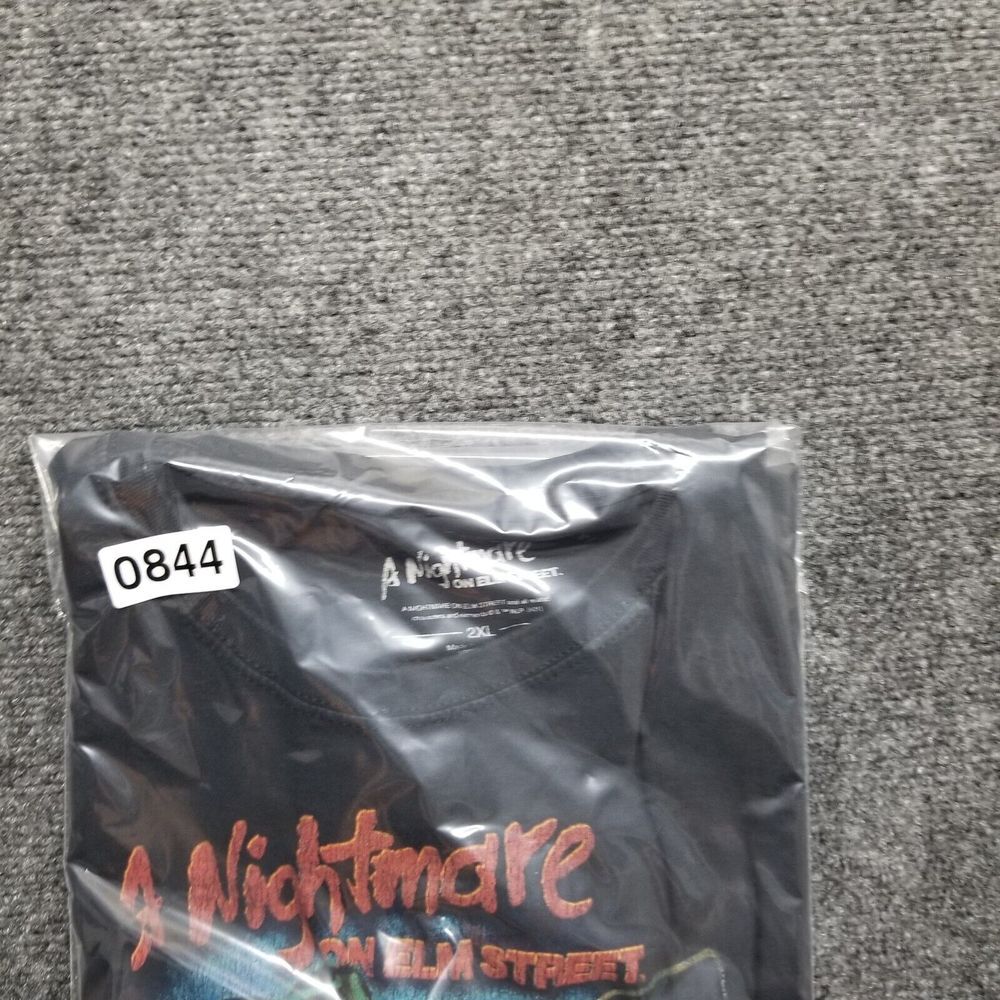 A Nightmare on Elm Street Freddy Krueger T Shirt Adults 2XL Black Halloween - Picture 8 of 8
